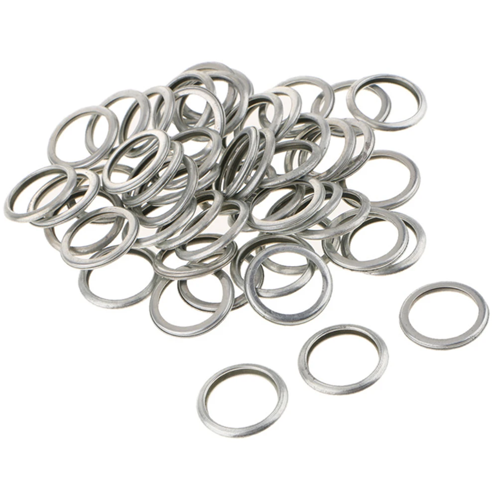 Oil Drain Plug Crush Washer Gasket SET of 100 16mm For Subaru 2011-22 oil drain plug gasket oil drain plug seal washer