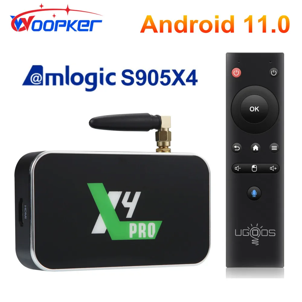 

Смарт-тв-приставка Ugoos X4 Pro, Android 11, Amlogic S905X4, DDR4, 4 гб, 32 гб, 4k, wi-fi, 1000M, LAN AV1, X4, Cube X4 PLUS