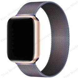 Elegant Milanese Stainless Steel Magnetic Watch Strap - 38 40 41mm S10 - 42mm (Muti)