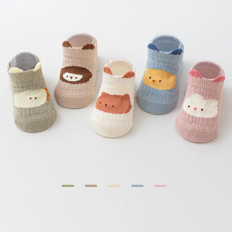 3/5 أزواج من جوارب الأطفال ملابس صيفية رائعة خفيفة...