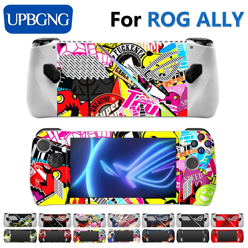 Set Completo Decalcomania Protettiva Per La Pelle Per Asus Rog Ally Console Stickers Cover Case Per Rog Ally Pvc Handheld Gaming Protector Skin
