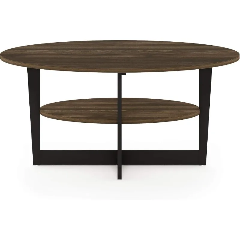 Coffee Table, 1-Pack, Columbia Walnut/Black 4
