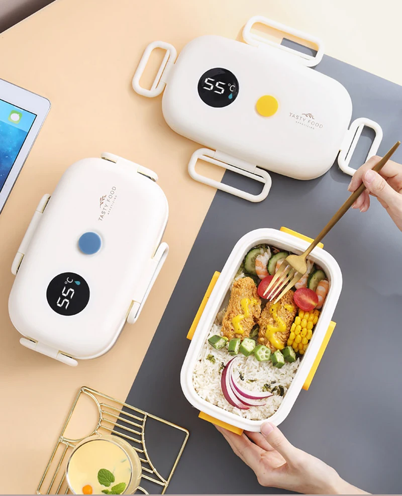 New Keep Warm Lunch Box Container Fresh Bowl Display Temperature