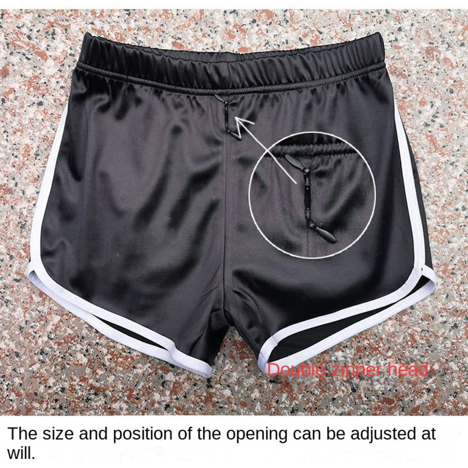 Super Short Shorts Women Sexy High Waist Yoga Pants Invisible Open-Seat Pants Convenient Pants Fitness Sports Pants Outdoor Sex