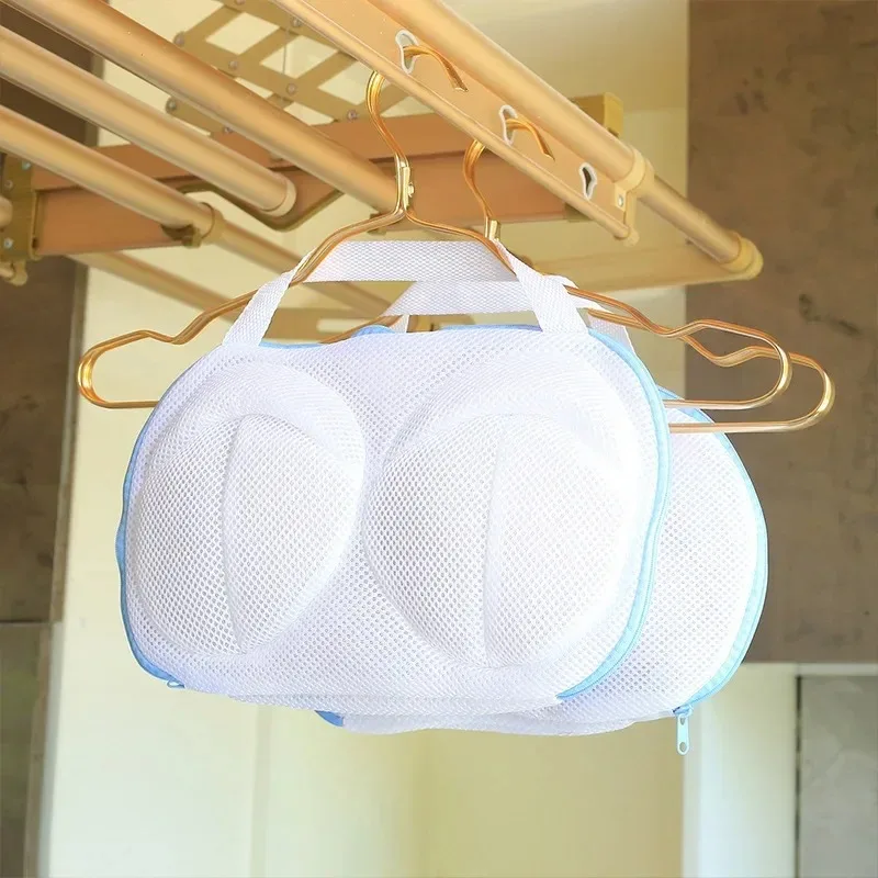 Anti-deformation Bra Mesh Bag Machine-wash Special Polyester Bra Mesh Bags Laundry Brassiere Bag Cleaning Underwear Sports Bra 2