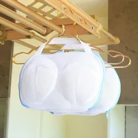 Anti-deformation Bra Mesh Bag Machine-wash Special Polyester Bra Mesh Bags Laundry Brassiere Bag Cleaning Underwear Sports Bra 2