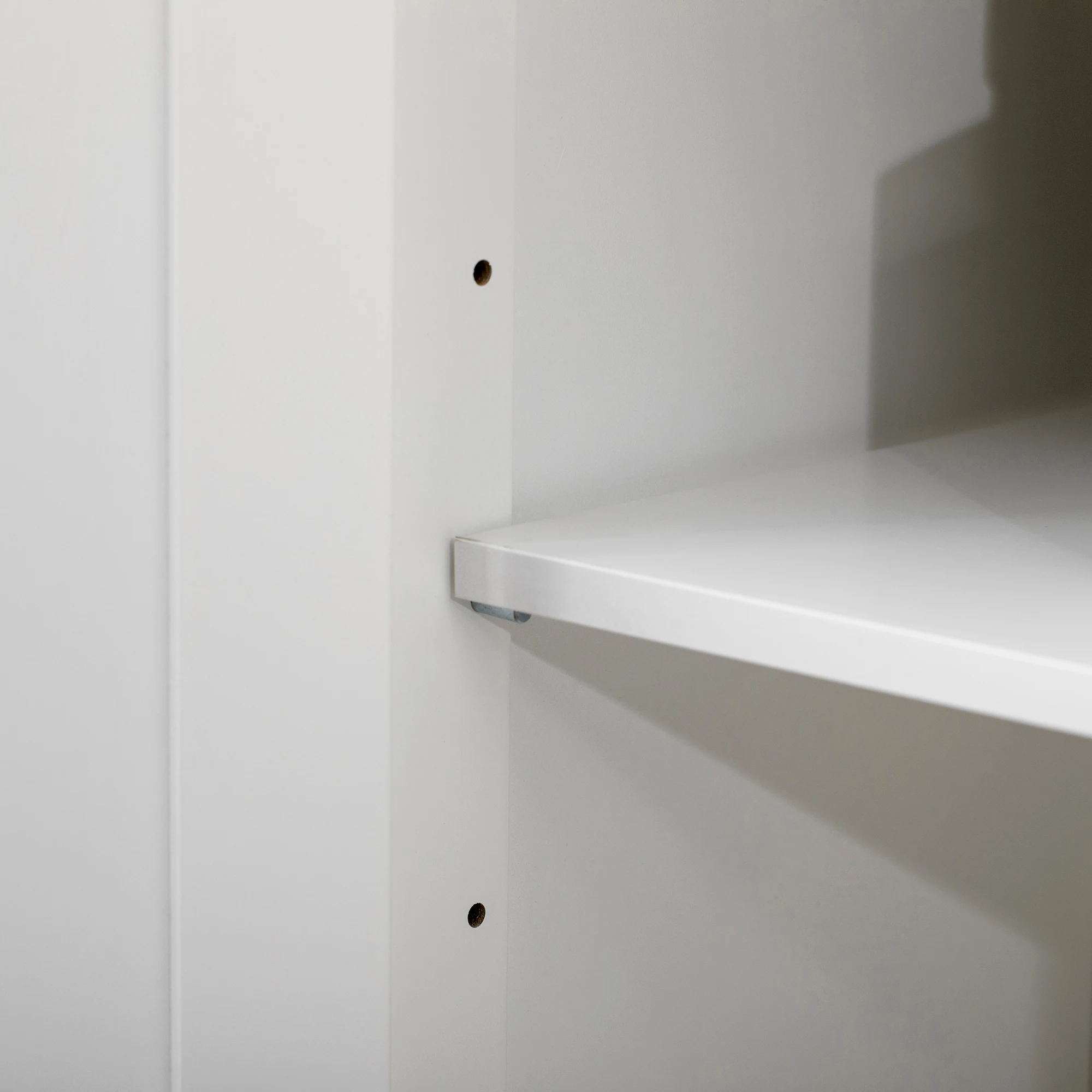 Kleankin Bathroom Cabinet Organizer, Freestanding Small Storage Cabinet with Two Drawers and Adjustable Shelf for Living Room 5