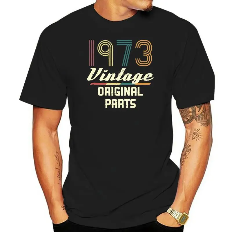 

Vintage 1973 Mens T-Shirt Retro 70S 45Th Birthday Tee Old Popular Tee Shirt