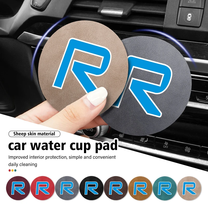2 Pezzi Sottobicchiere Per Auto Portabottiglie Per Tazza D'Acqua Tappetino Antiscivolo Per Volvo Awd V90 Xc40 Xc60 Xc70 Xc90 Xc40 Xc60 Xc70