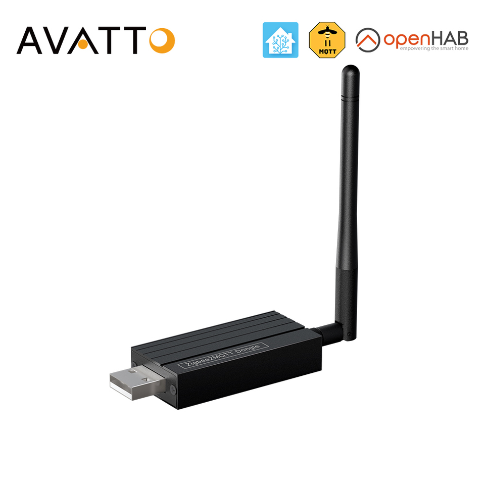 AVATTO Zigbee 3.0 USB Dongle Plus Stick Universal Zigbee Gateway Works with Home Assistant, Open HAB,ZigBee2MQTT