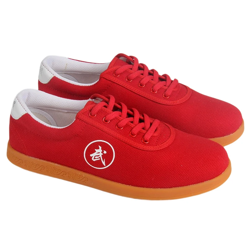 Canvas Tai Chi Shoe Tendon Good Quality Martial Art Shoes Soft Bottom Practice kung fu Shoes Wingchun martial arts shoes