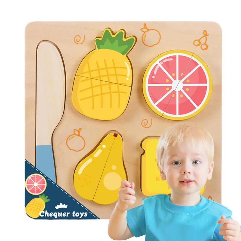 

Pretend Toy Wooden Simulation Kitchen Play House Montessori Educational Toy For Children Kids Gift Cutting Fruit Vegetable Set