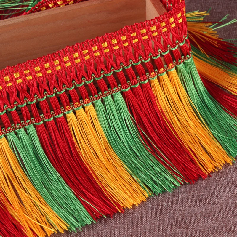 Three-Color Ethnic Style's Beard Fringe Home Clothing Decorative Lace Accessories tassel Curtain Truck Ornaments
