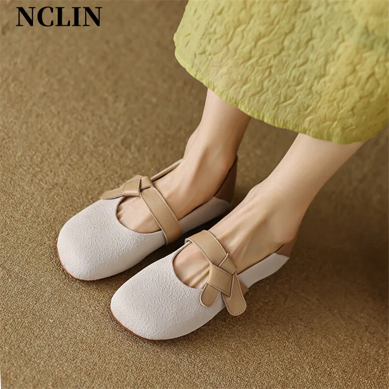 

2024 Spring Women Casual Shoes Mary Jane Shoes Low Heels Shoes For Women Round Toe Flat Shoe Soft And Comfortable Women Pumps