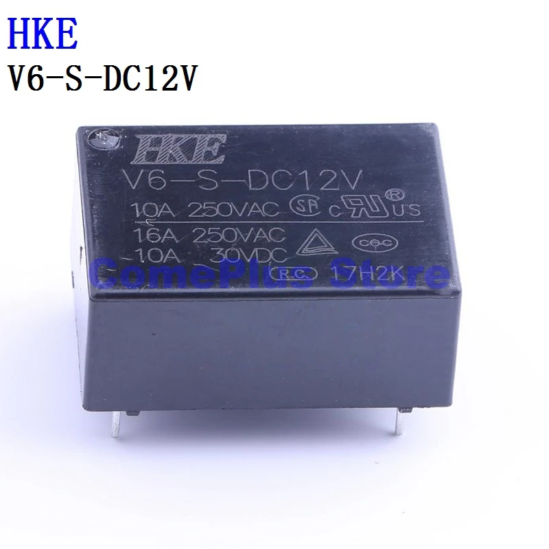 V6-S-DC5V V6-S-DC12V V6-S-DC24V HKE 전원 릴레이, 5 개