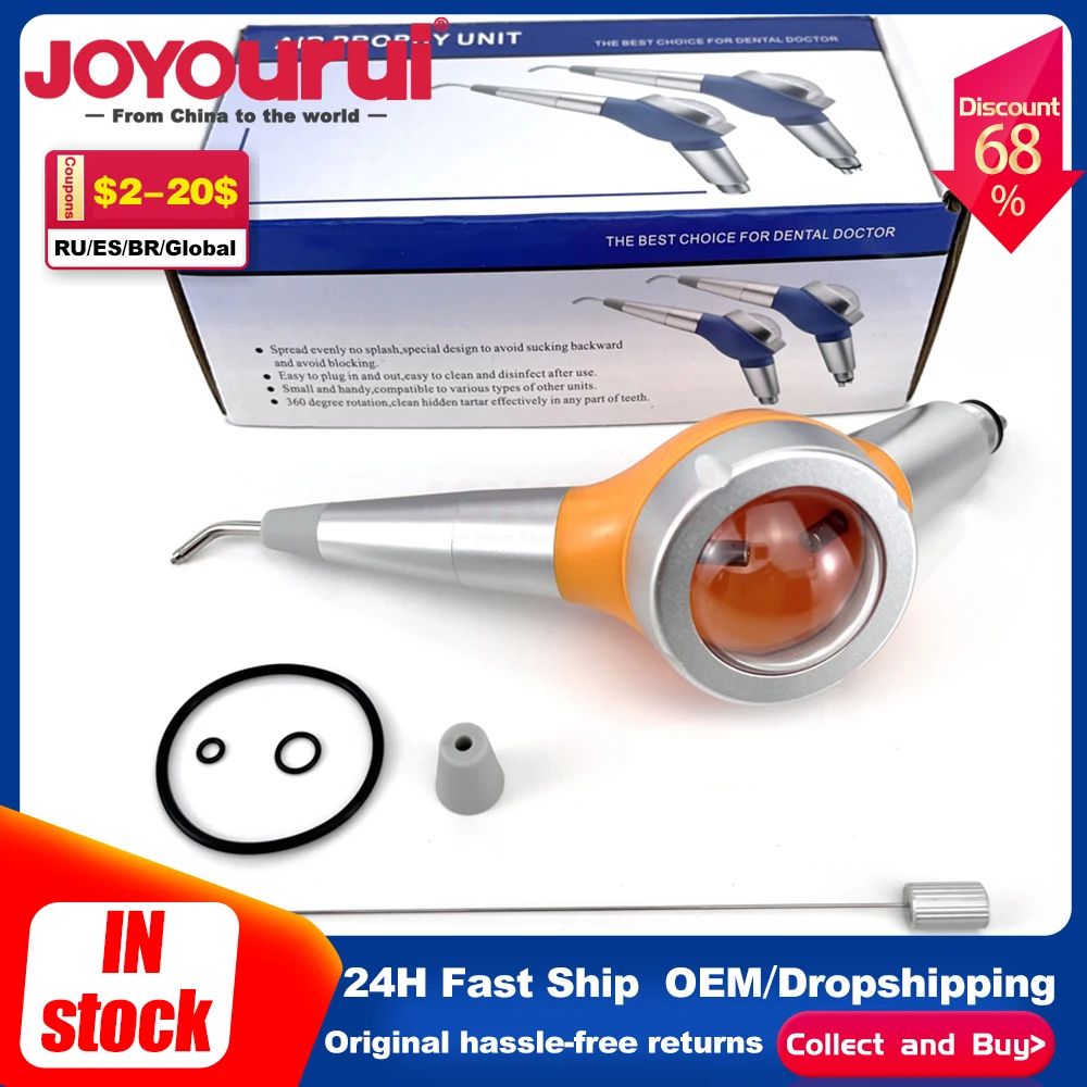 

2/4 Hole Dental Jet Aluminum Oxide Dental Air Water Polisher Jet Oral Tooth Cleaning Whitening Dentistry Sandblasting Machine
