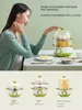 220V Household Electric Egg Boiler Automatic Breakfast Food Steamer Multi Cooker Easy Operation Home Steaming Cooker Pot 5