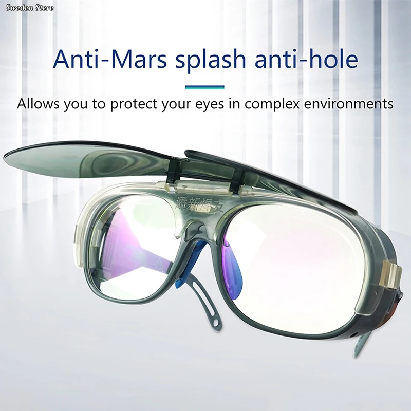 1X Gas Argon Arc Welding Protective Glasses Anti Glare Polishing Safety Working Eyes Protector Equipment Welding Welder Goggles