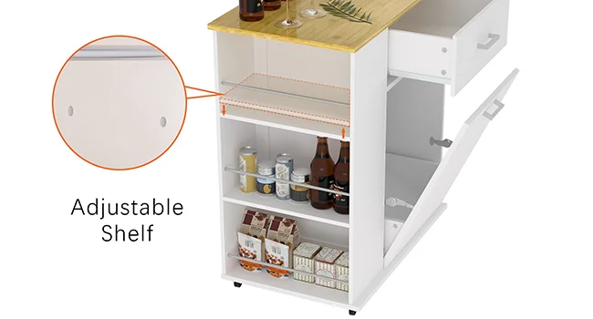 rolling island for kitchen