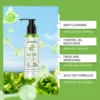 Tea Tree Facial Cleanser Acne Treatment Blackhead Removal Shrink Pore Exfoliating Cleaning Moisturize Oil Control Face Wash Gel 4