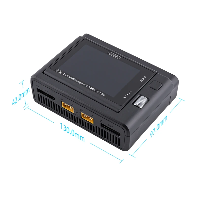 ToolkitRC M8D Chargeur 1600W 50A DC Balance 1-8S Lipo