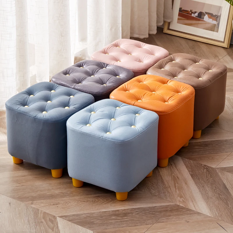 Nordic Modern Mobile Foot Stool Bathroom Entryway Creative Step Stools Ergonomic Free Shipping