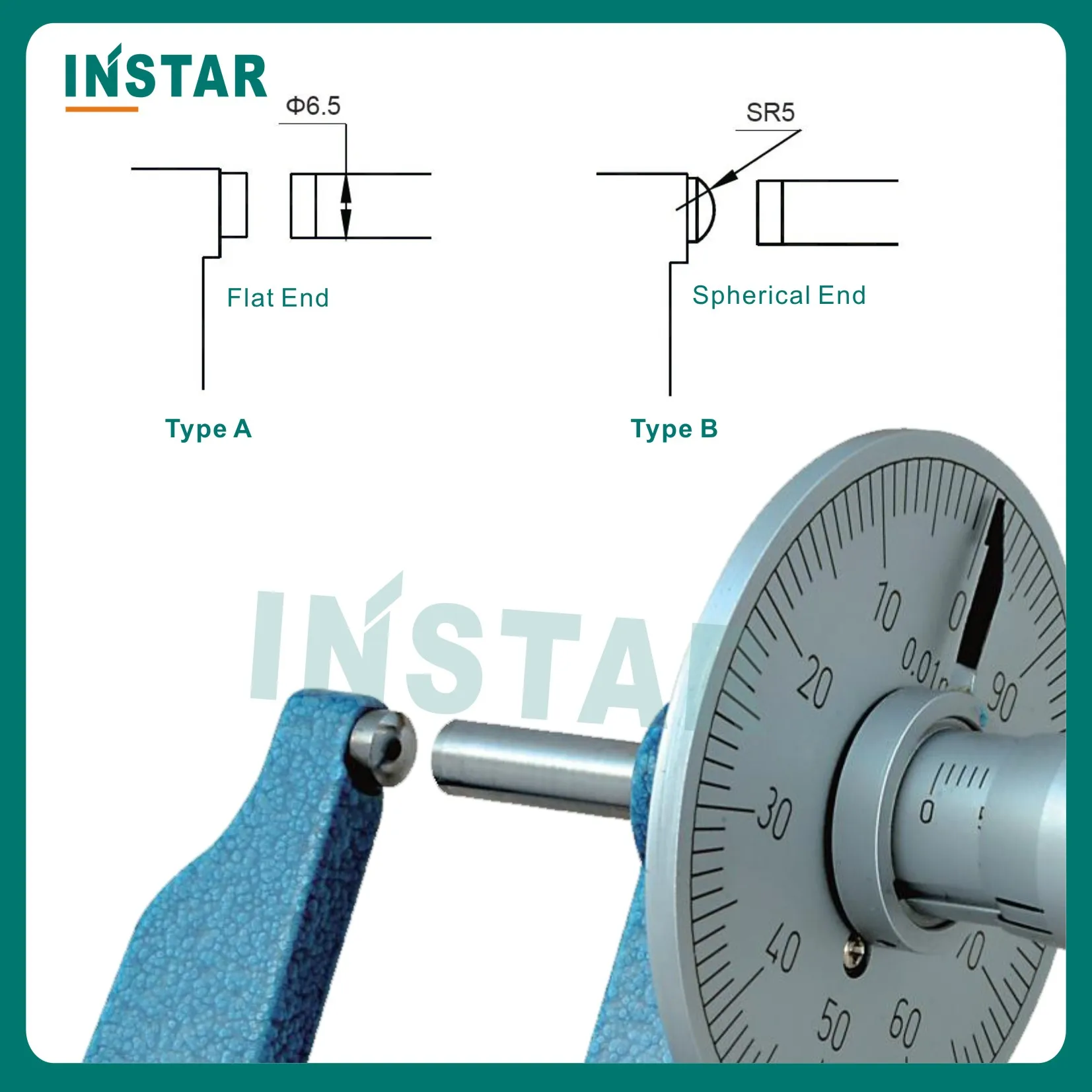 시트 금속 외부 마이크로미터, 0-15mm, 0-25mm, 0-50mm
