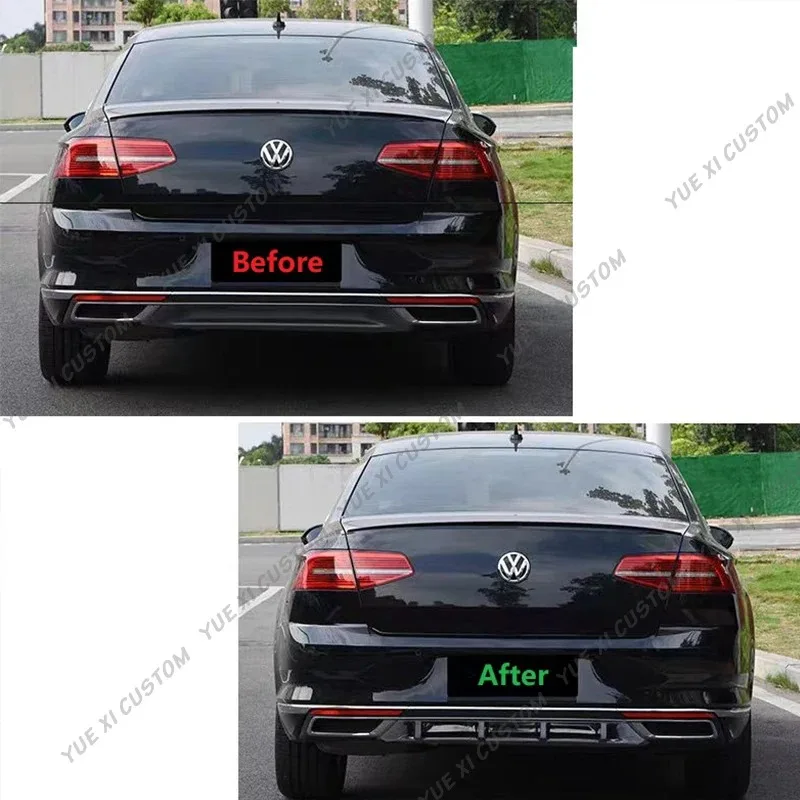 Heckspoiler Für VW Passat B8 - Schwarz Glänzend 121cm