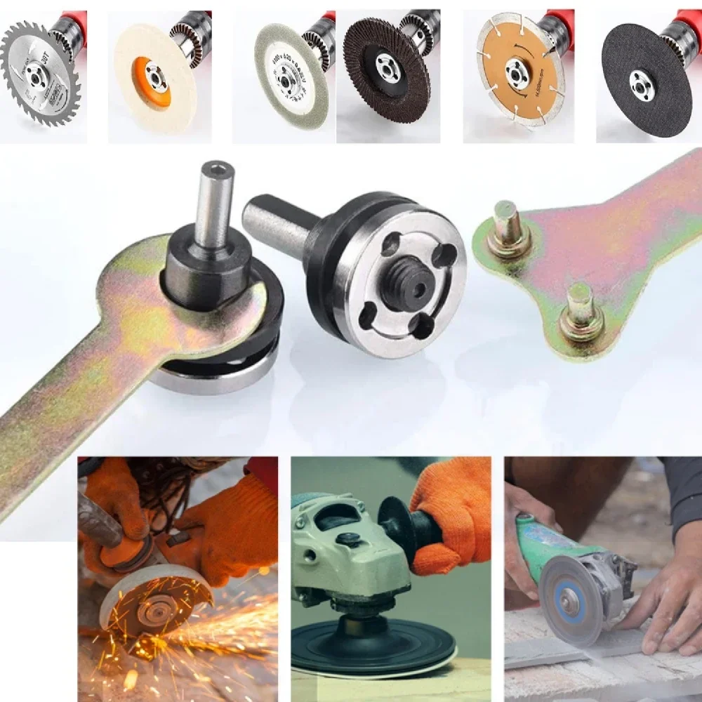 10mm Electric Drill Convert Angle Grinder Metal Connecting Rod Set Grinding Connection Adapter For Cutting Disc Polishing Wheel