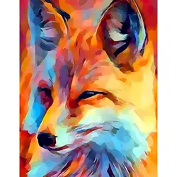 Vibrant Animal-Themed DIY Acrylic Painting Kit - Ideal for Home Decoration and Art Gifts (PURPLE)
