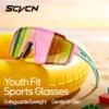 SCVCN Children Sports Glasses Kids Road Bikes Cycling Eyewear Photochromic UV400 Goggles Outdoor Cycling Teenager Sunglasses