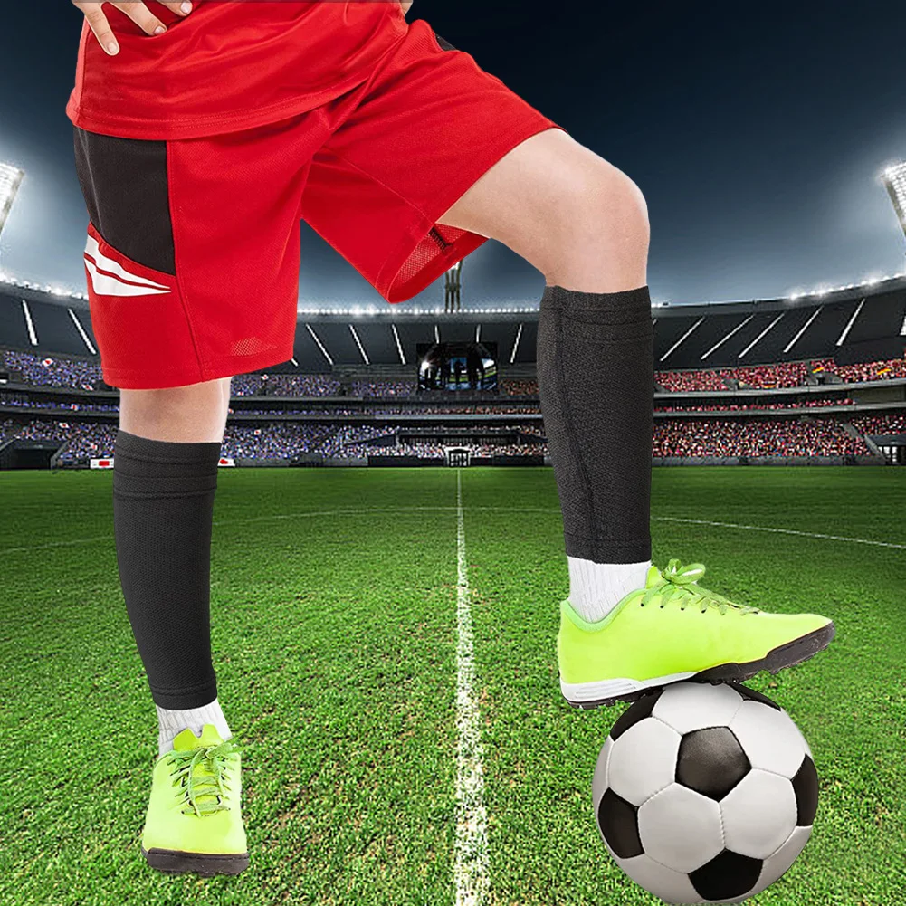 Soccer shin guards Shin guard pads 1 Pair Soccer Shin Guards Sleeves Shin Pad Compression Sleeves Soccer Guard Socks for Adult Teens Children