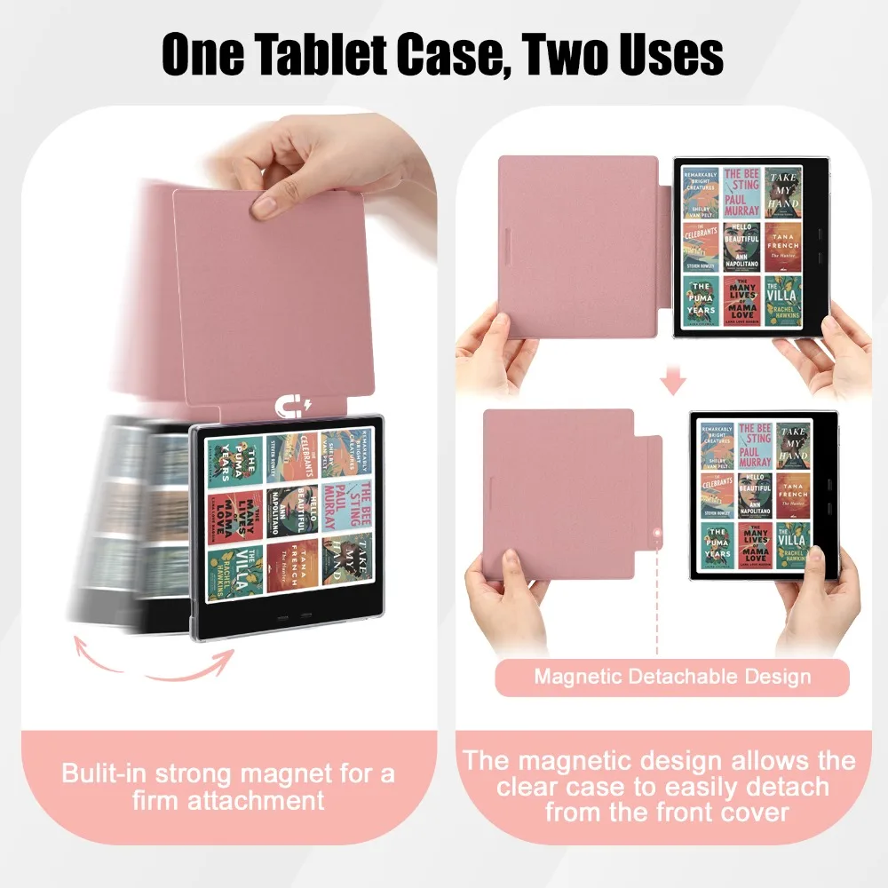 Premium 7 eBook Flip Cover with Acrylic Back