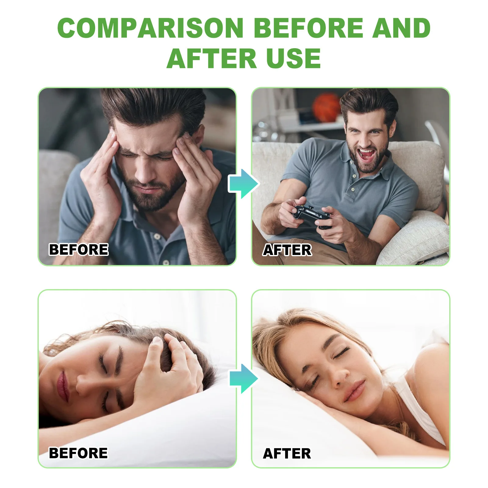 Dizziness Soothing Roller Improve Headache Migraine Relieve Nausea Vomiting Brain Nerve Relax Anxious Relief Anti Dizzy Roll-On