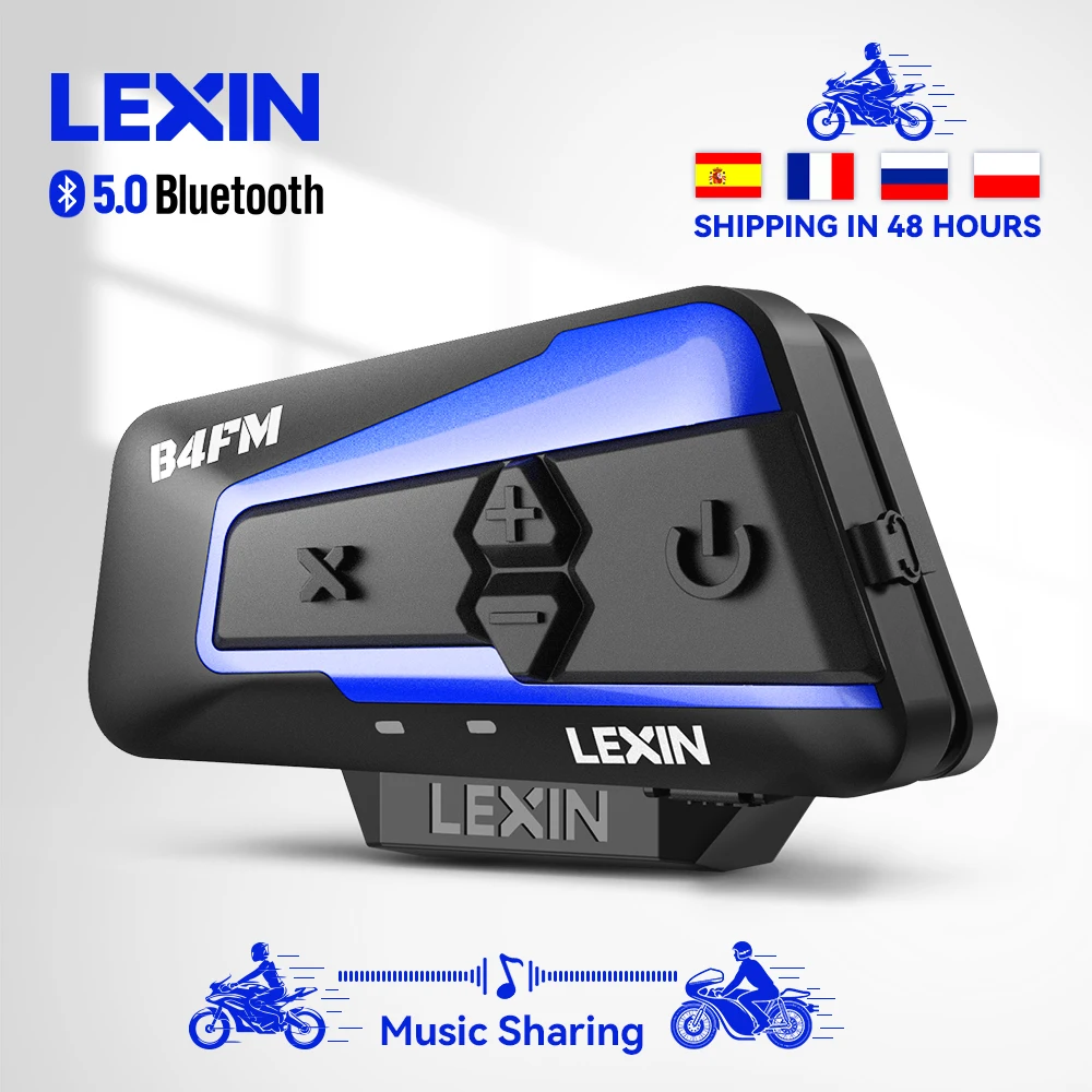 Lexin b4fmx motorcycle & helmet headset 10 Rider 2000m