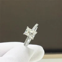 PureNew 1ct-4ct Radiant Cut Full Moissanite Diamond Rings For Women Original 925 Silver Luxury Oval Cut Lady's Diamond Ring 2024 2