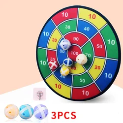Jumbo Sticky Ball Toy for Kids - Versatile Indoor/Outdoor Dart Target with Suction Cup Balls (With 3 balls)