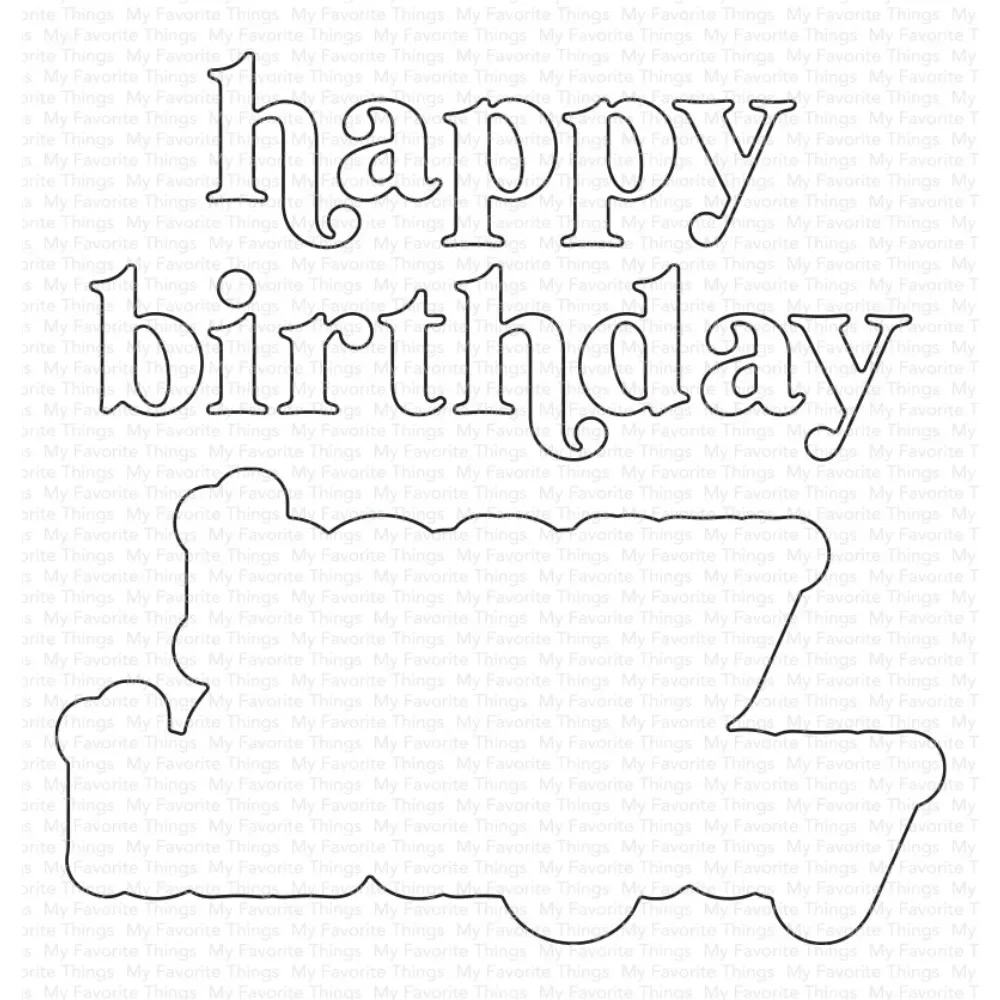 

Essential Happy Birthday Cutting Frame dies 2024 New Templates DIY Scrapbooking Paper Making Crafts Cuts