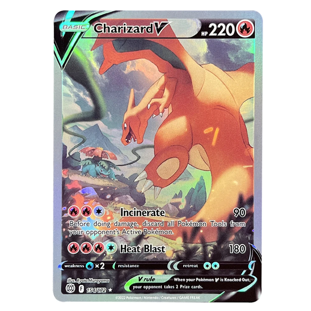 Holographic Rainbow Rare Collection Battle Cards - Charizard, Blastoise, Darkrai Edition
