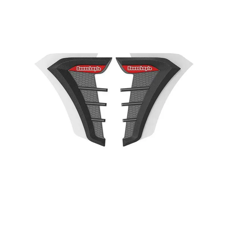 

2Pcs Motorcycle Fuel Tank Knee Pads Fender Side Vents Pattern Side Panels Protector Stickers Universal Accessories