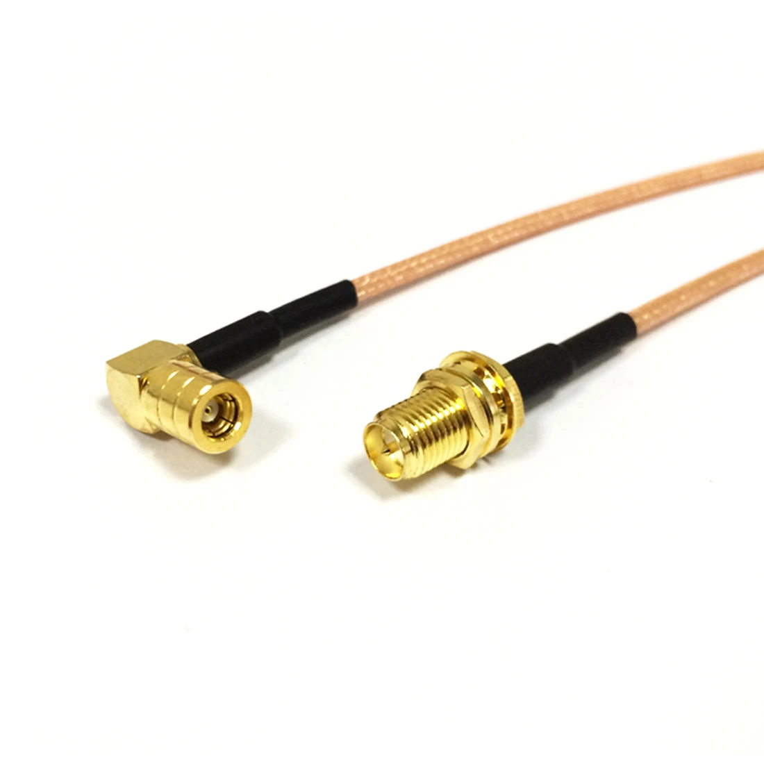 

New RP-SMA Female Nut Switch SMB Jack Right Angle Convertor RG316 Jumper Cable Wholesale Fast Ship 15CM 6" Adapter