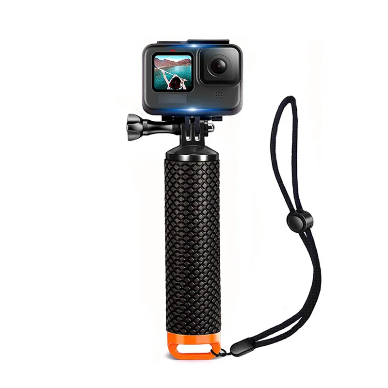 Action Camera Hand Grip Floating Underwater Hand Stick Monopod Pole For GoPro 12 11 10 9 8 Yi SJ4000 DJI Osmo