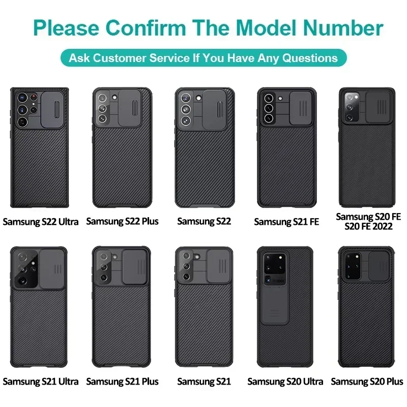 Phone Case Nillkin for Samsung Galaxy S24 Ultra S23 Ultra S22 S21 S24 S23 S22 S20 all Series