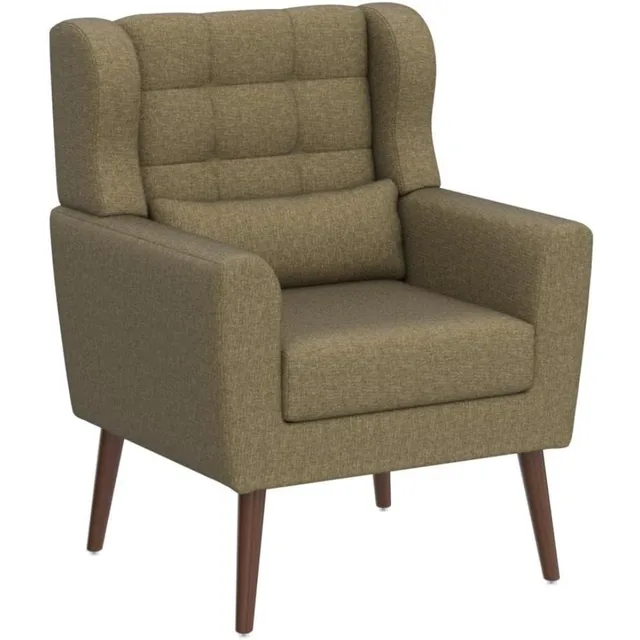 Chenille Upholstered Accent Chairs Set 4