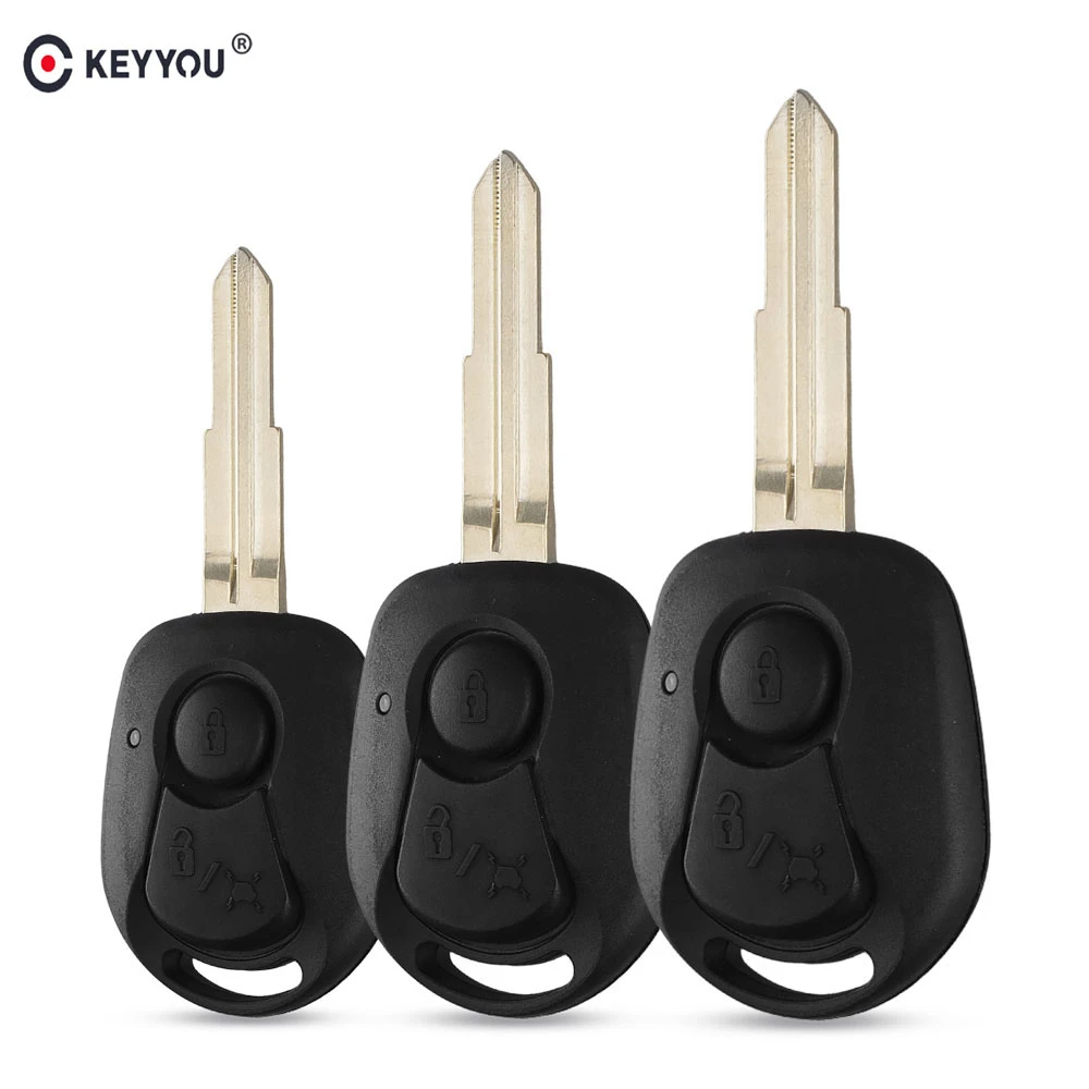 coil pack KEYYOU 2 BUTTONS REMOTE KEY SHELL FOR SSANGYONG ACTYON KYRON REXTON UNCUT BLADE KEY FOB COVER CASE REPLACEMENT spark plugs