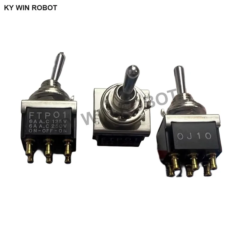 

1pcs/lots Japan FTP0904 Knob Switch 6Pins 3Position Rocker Rocker Locking Power Switch 6AC250V