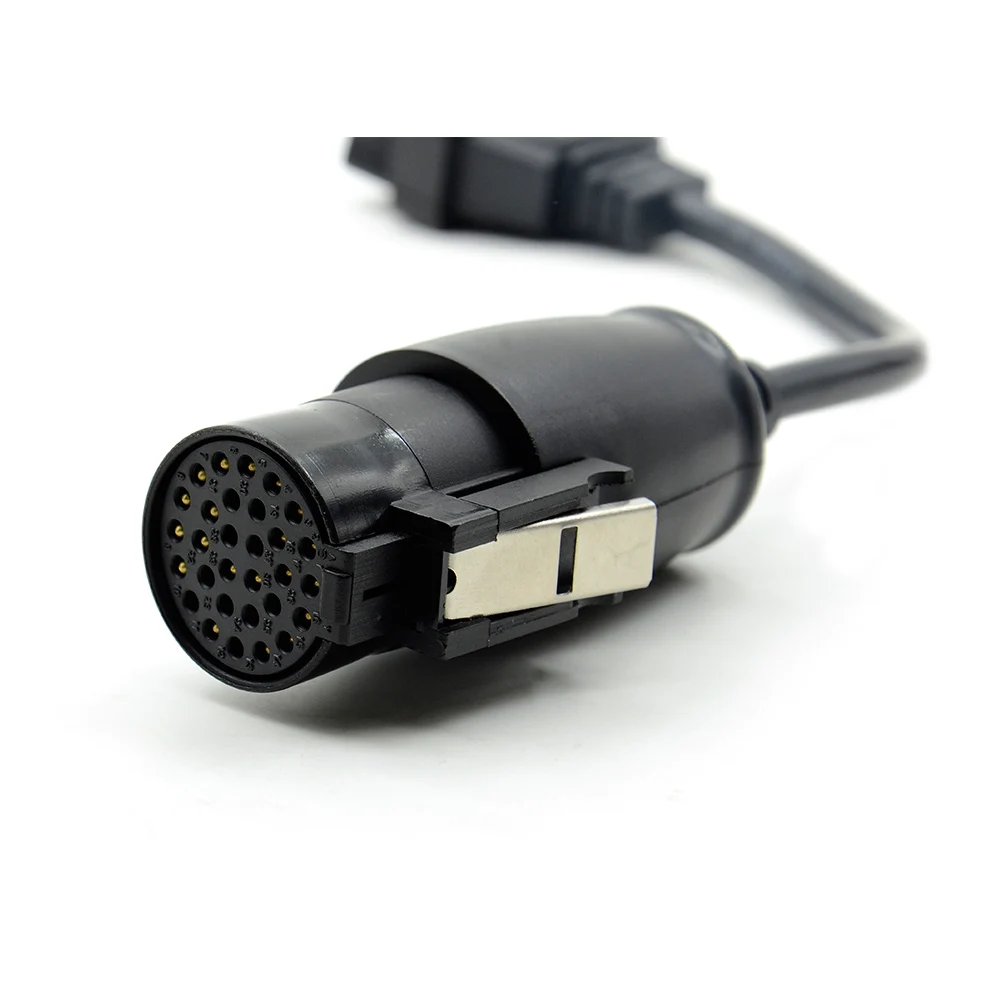 

30 Pin OBD2 Female 16Pin Scanner Truck Cable Adapter for Ive*co Diesel Vehicles OBD Connector Extension Transfer for TCS