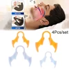 4Pcs/2 10Pcs Silicone Anti-Snoring Corrector Snore Prevention Gadget Women's Anti-Snore Device Snore Elimination Nose Clip 1