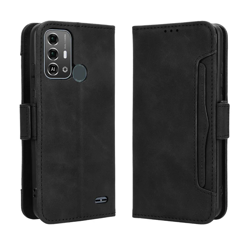 Per Zte Blade A53 Pro Custodia Premium Portafoglio In Pelle Flip Multi-Card Slot Cover Per Zte Blade A53 Pro Bladea53 Custodia Per Telefono