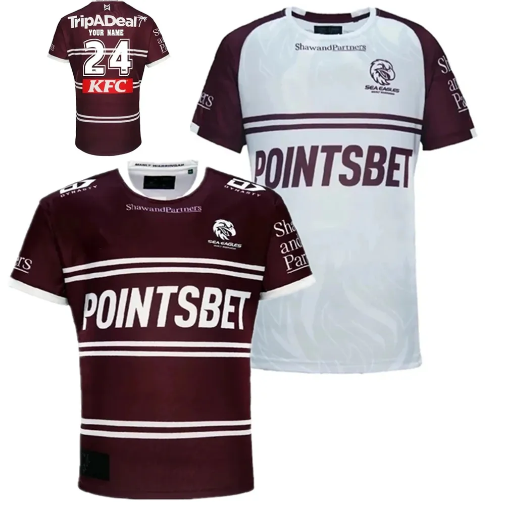 

2024 Manly Sea Eagles Home Rugby Jersey 2023/24 MANLY SEA EAGLES MENS COMMEMORATIVE ANZAC TRAINING JERSEY size S--3XL---5XL